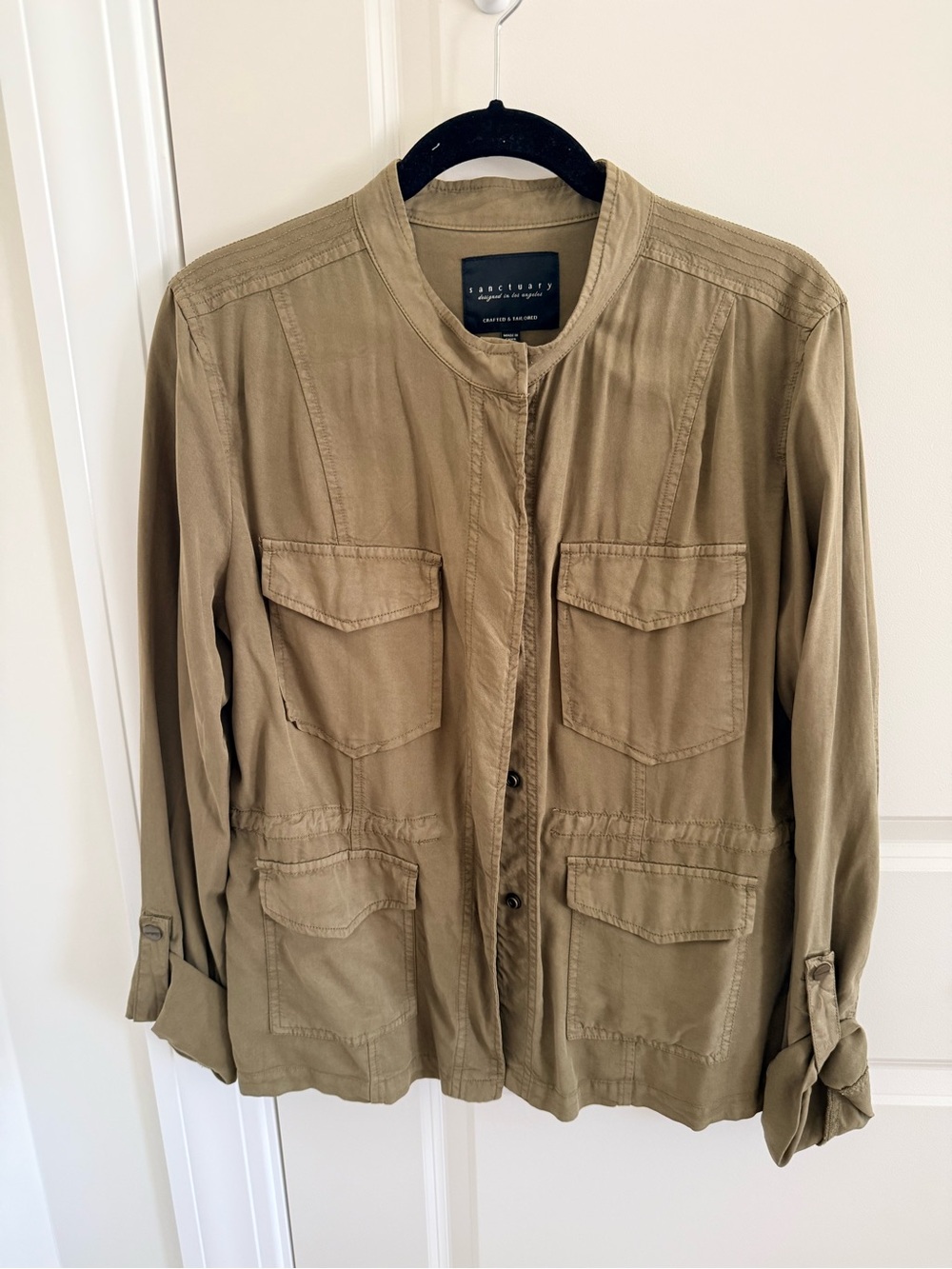 Sanctuary Olive Green Utility Jacket for Women
